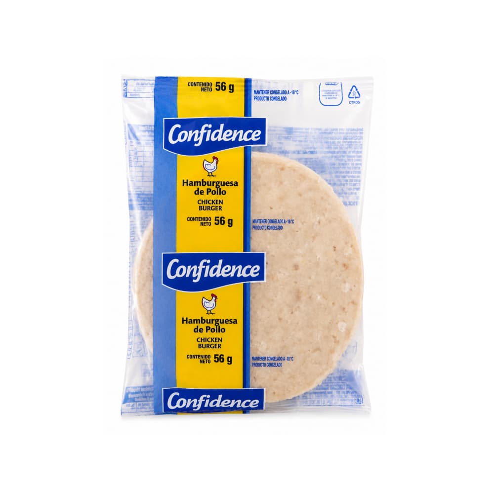 Hamburguesa de pollo Confidence (56 g / 1.97 oz)
