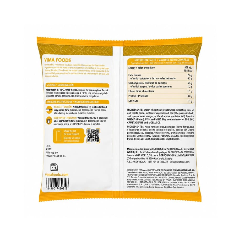 Croquetas de bacalao Vima Foods (500 g / 1.10 lb) - 3