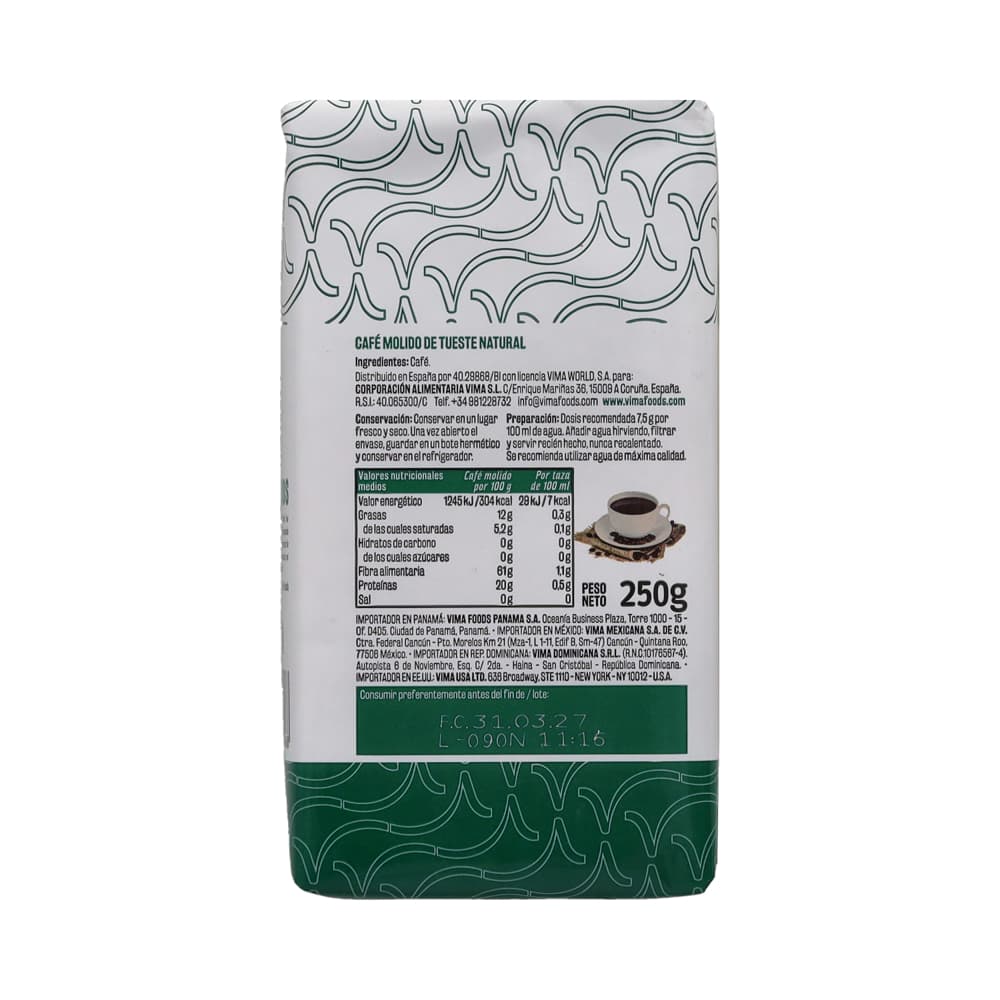Café molido natural Vima Foods (250 g / 8.81 oz) - 2