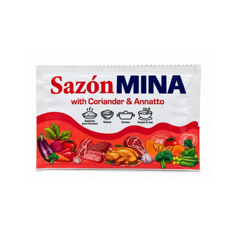 Sazón cilantro y achiote Mina (5 g)