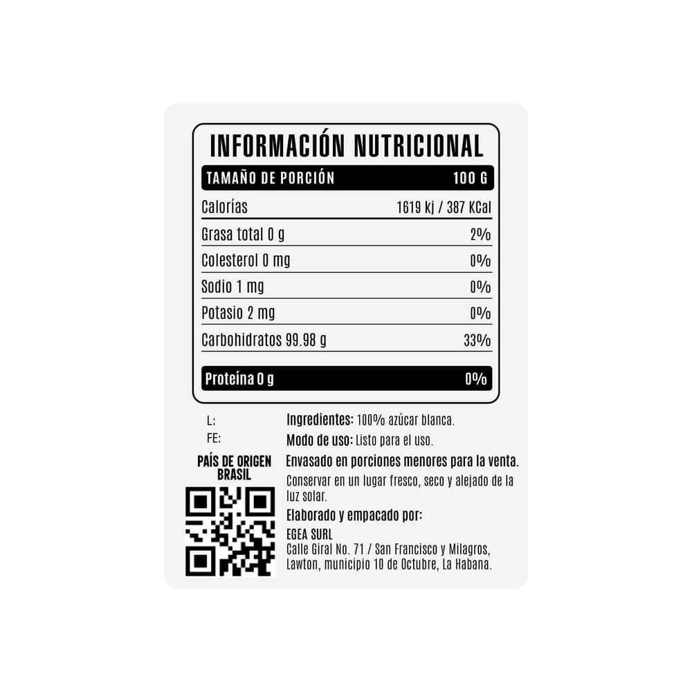 Azúcar blanca EGEA (454 g / 1 lb) - 4