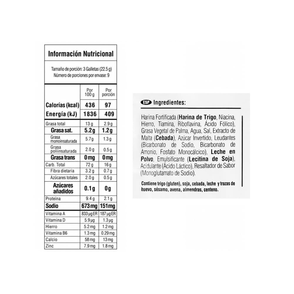 Galletas saladas tradicional Saltín Noel (102 g / 3.6 oz) - 2