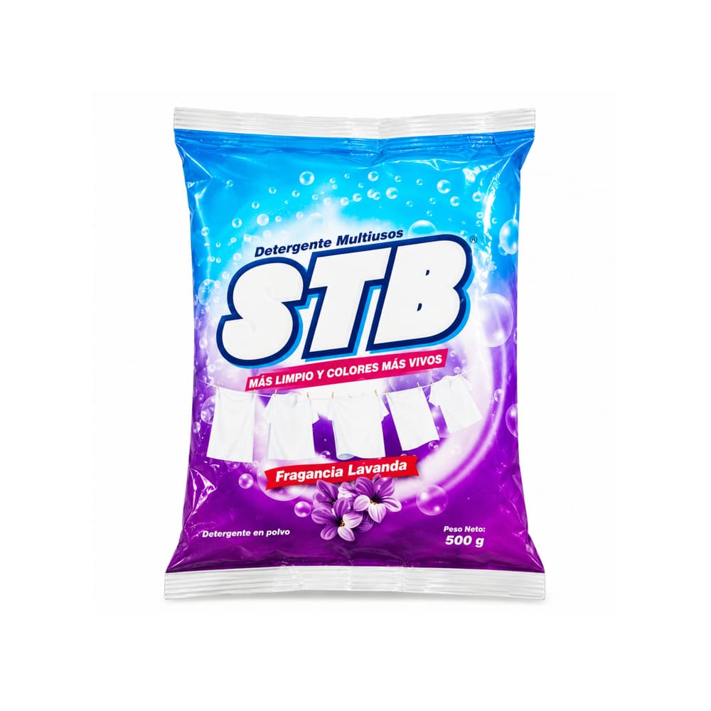 Detergente en polvo multiusos con fragancia a lavanda STB (500 g / 1.1 lb)