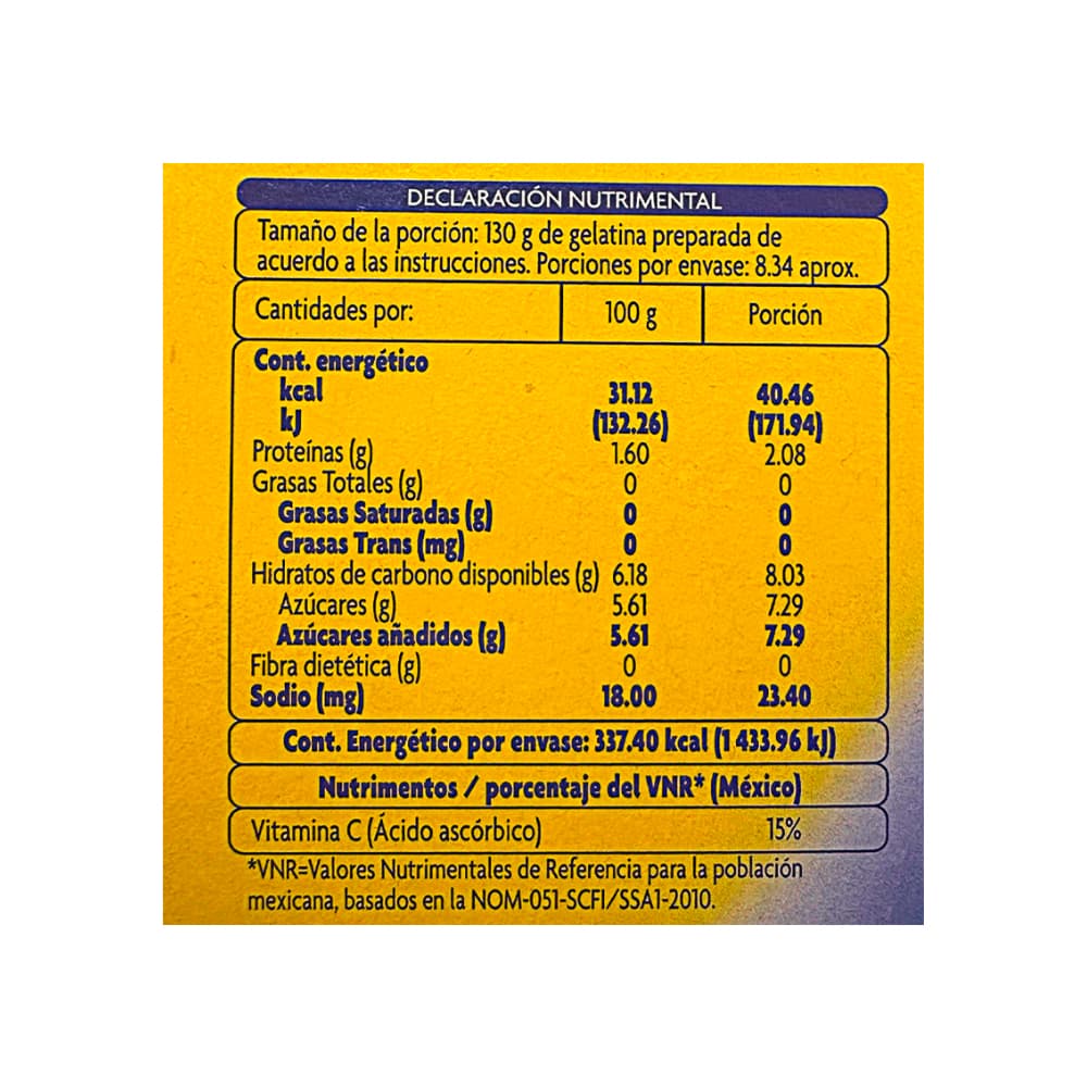 Polvo para preparar gelatina sabor fresa Pronto (84 g / 2.96 oz) - 3