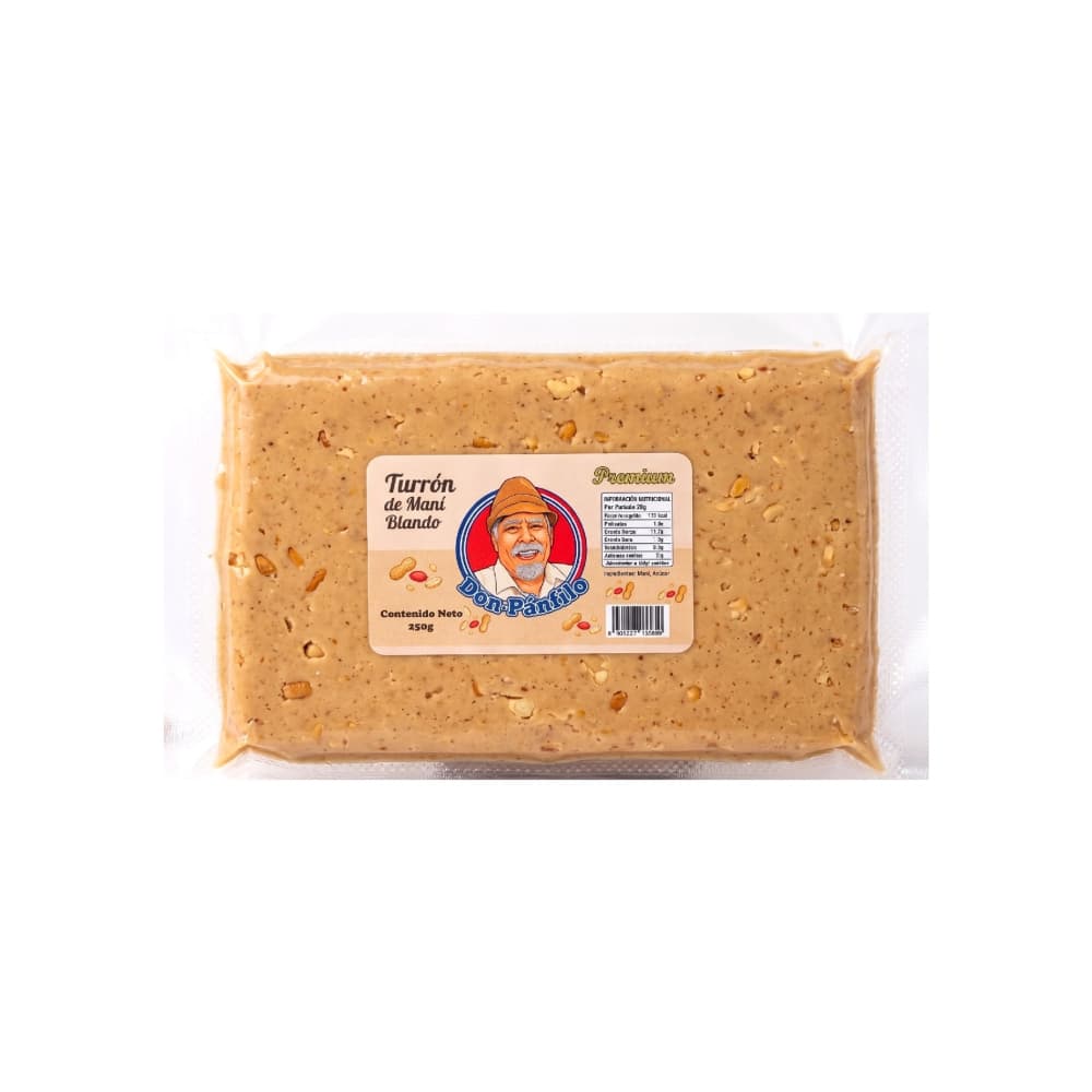 Turrón de maní blando premium Don Pánfilo (250 g / 8.8 oz)