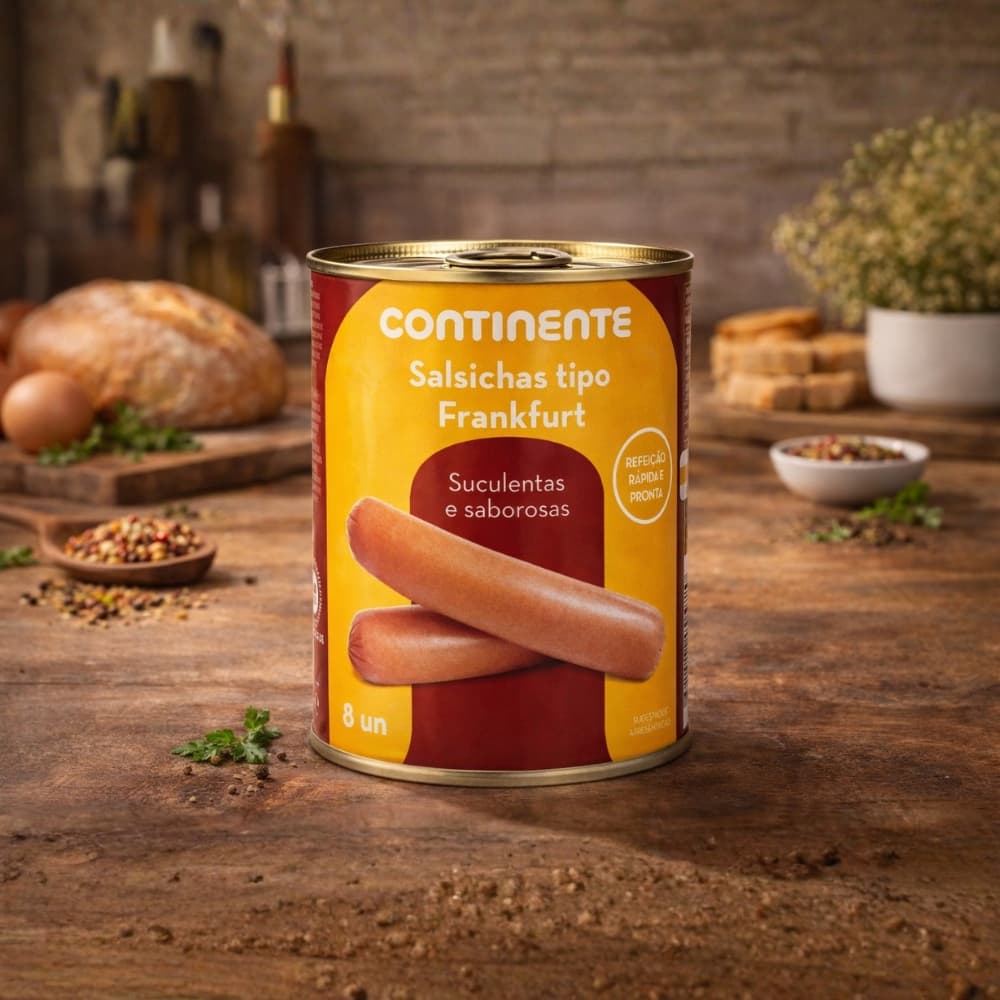 Salchichas Frankfurt en lata Continente (350 g / 12.3 oz) - 5