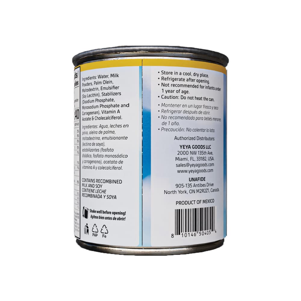 Leche evaporada llenada YEYA (378 g / 13.3 oz) - 2