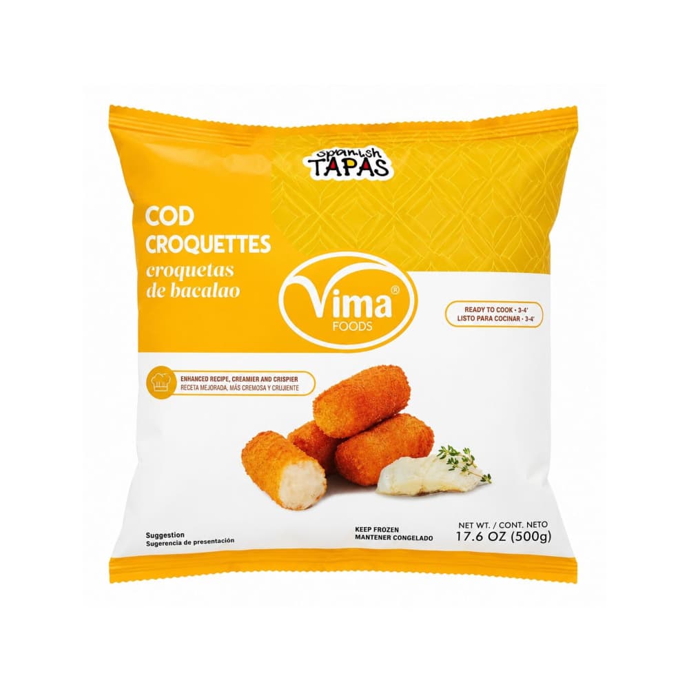 Croquetas de bacalao Vima Foods (500 g / 1.10 lb)