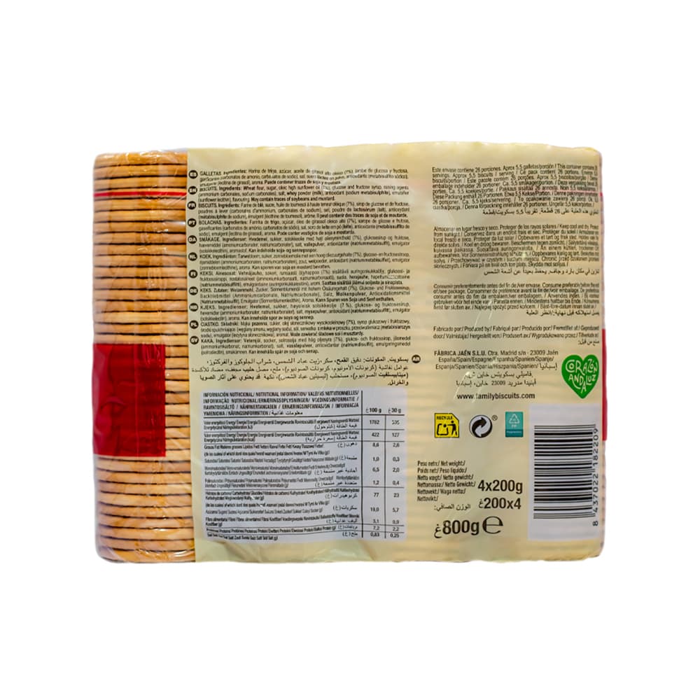 Galletas María con leche Family biscuits (800 g / 1.76 lb) - 2