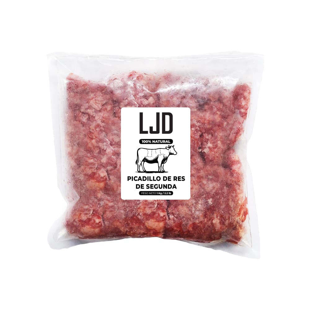Picadillo de res de segunda LJD (1 kg / 2.2 lb)