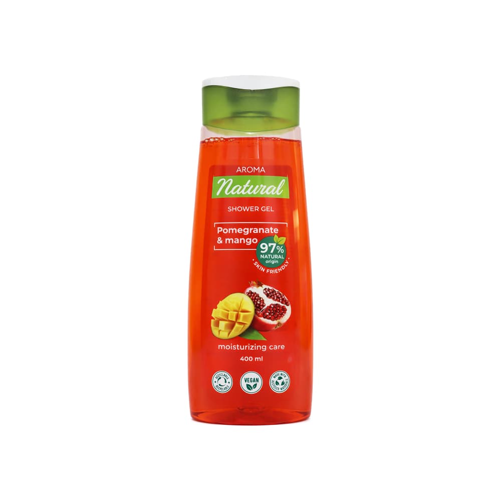 Gel de baño de granada y mango Aroma Natural (400 ml) - 4
