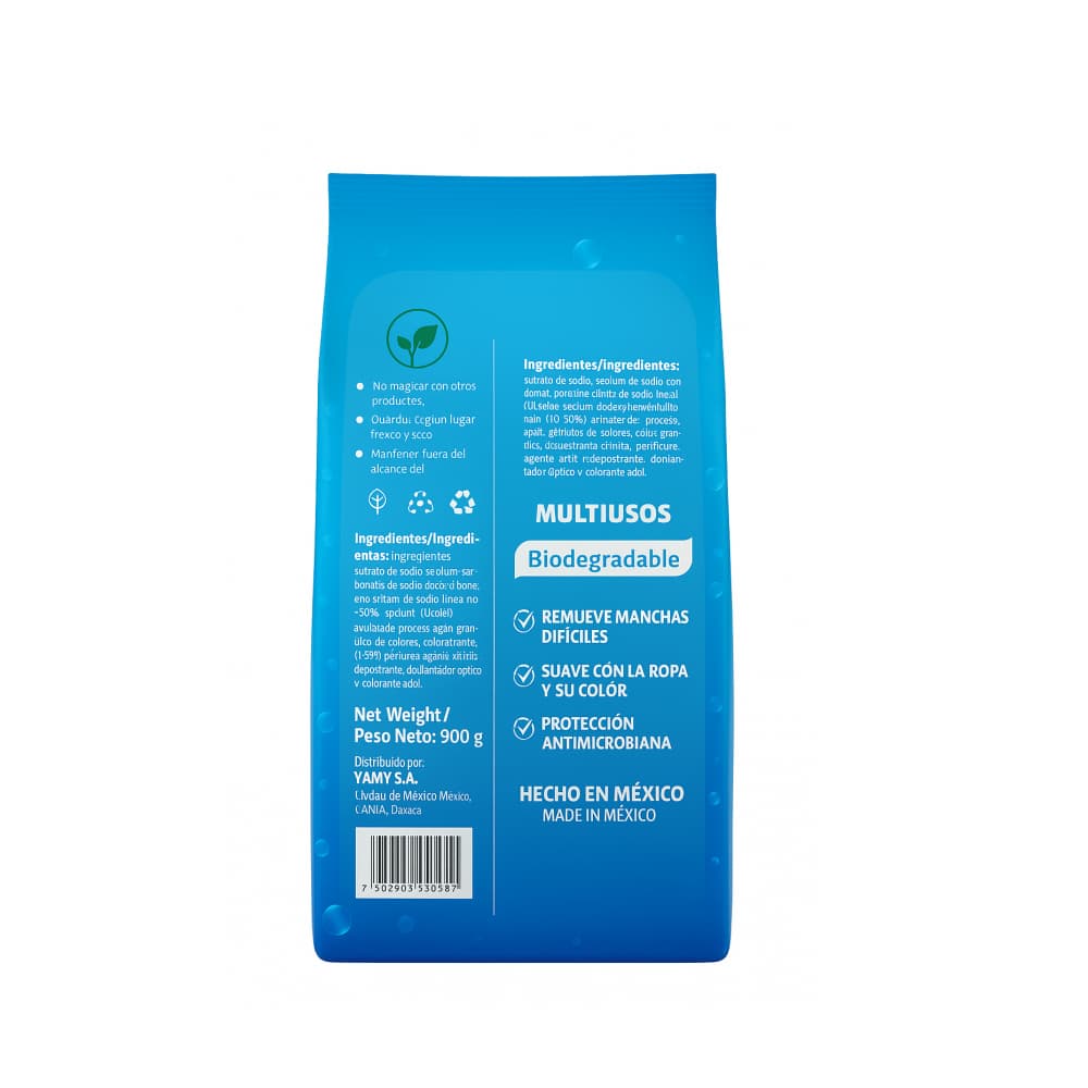 Detergente en polvo Yamy (900 g / 1.98 lb) - 2