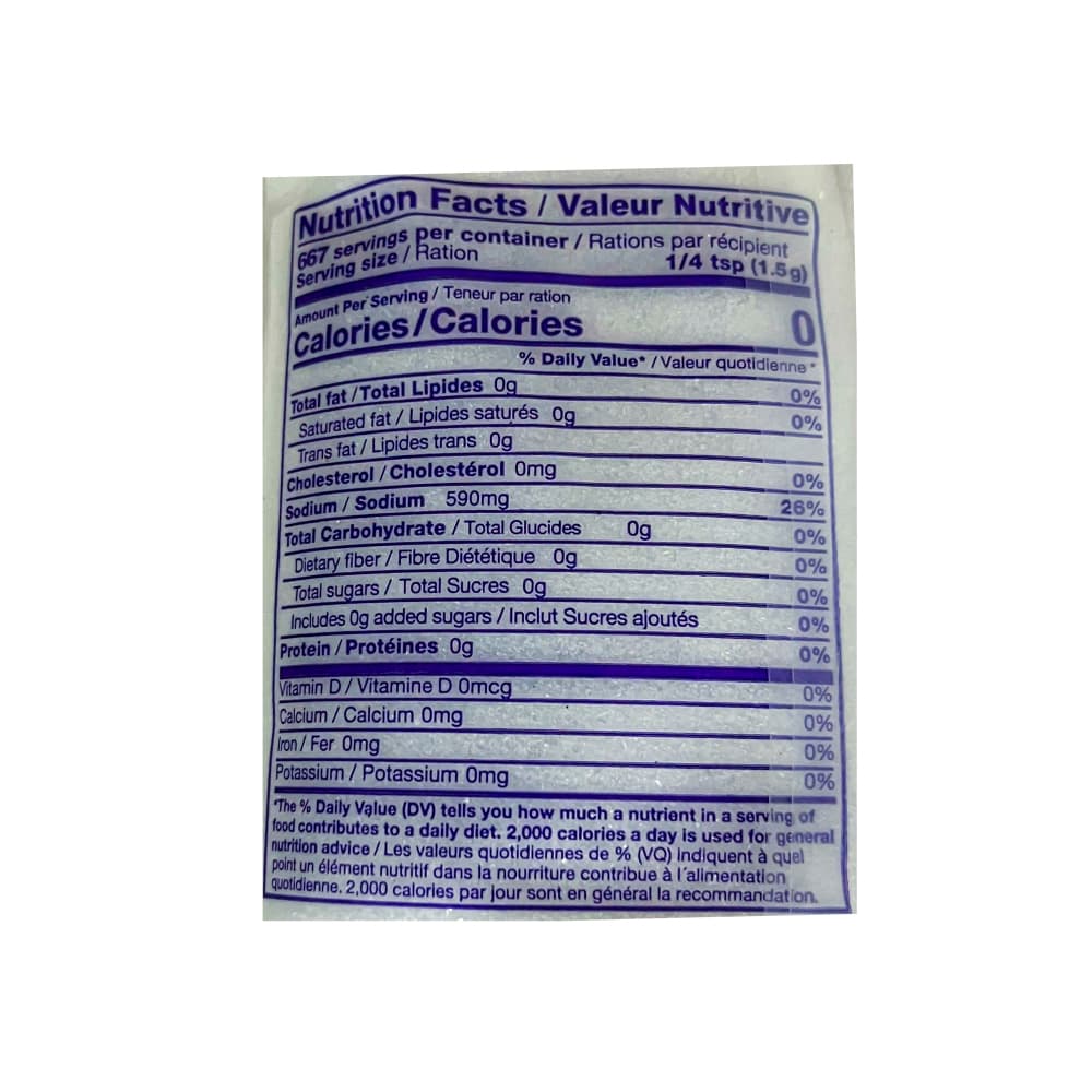 Sal fina marina yodada Deltasal (1 kg / 2.2 lb) - 3
