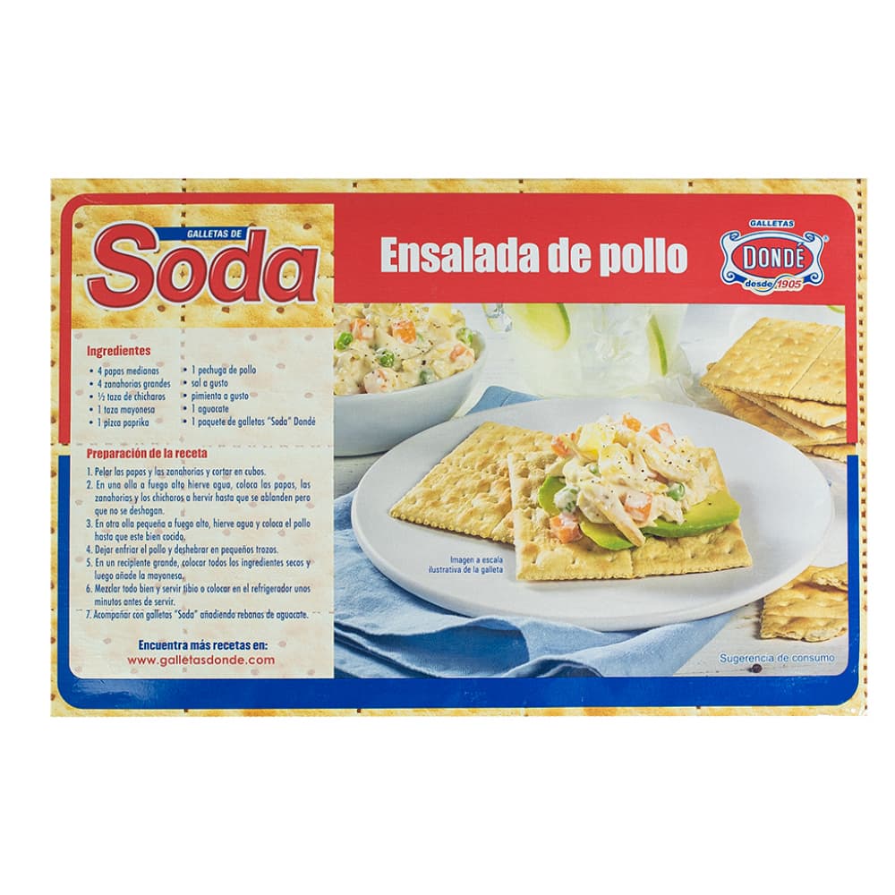Galletas de soda Dondé (800 g / 1.76 lb) - 4