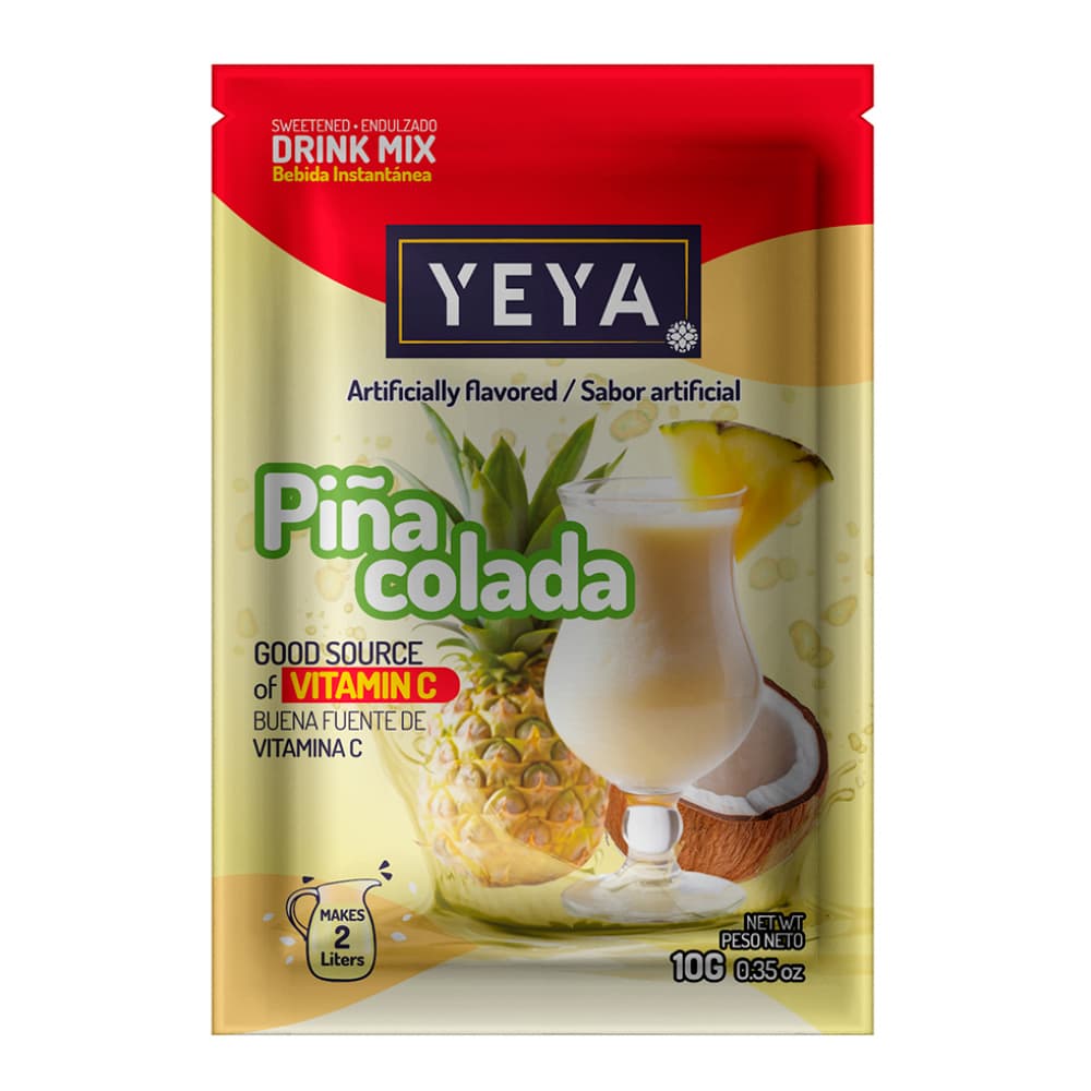 Refresco instantáneo sabor piña colada YEYA (10 g / 0.35 oz)