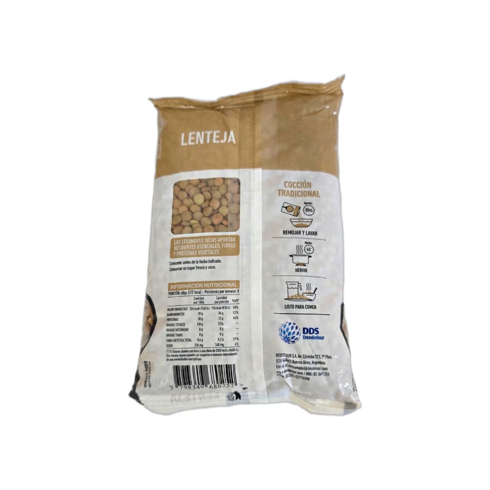 Lentejas DDS Desdelsur (500 g / 1.10 lb) - 2