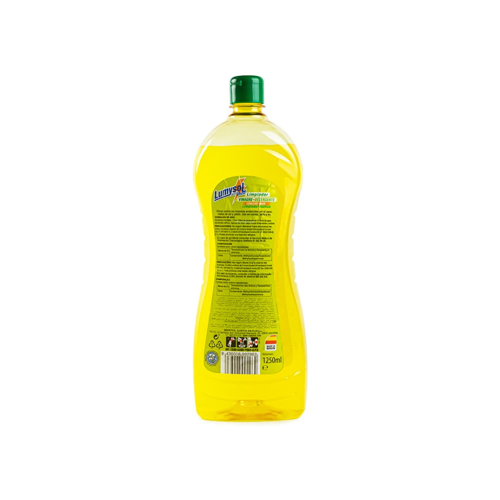 Limpiador multiusos con vinagre y detergente Lumysol (1.25 L) - 2