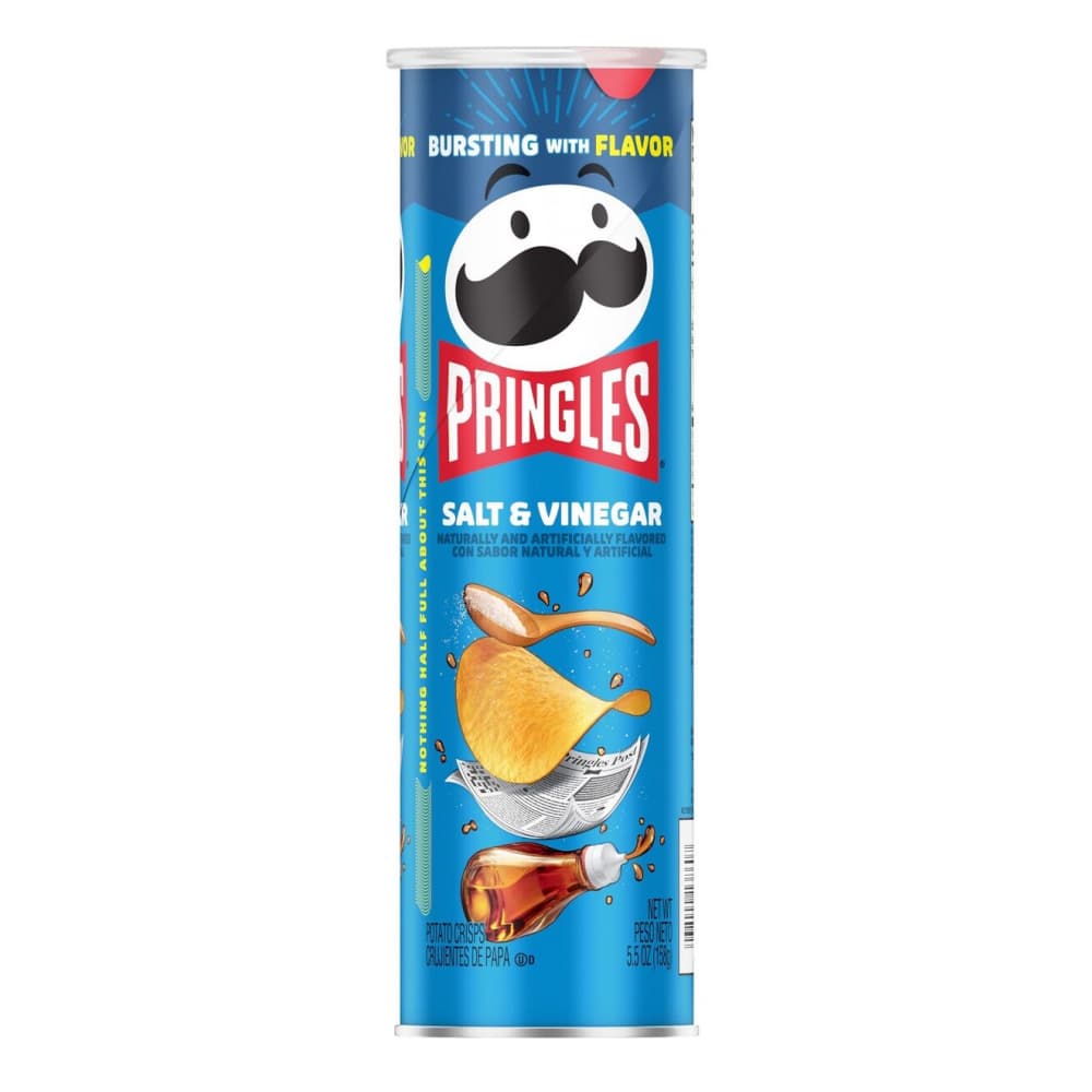 Papas sabor sal y vinagre Pringles (158 g / 5.57 oz)