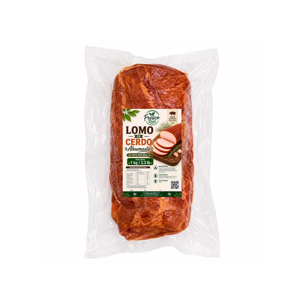 Lomo de cerdo ahumado Fresco Real (1 kg / 2.2 lb)