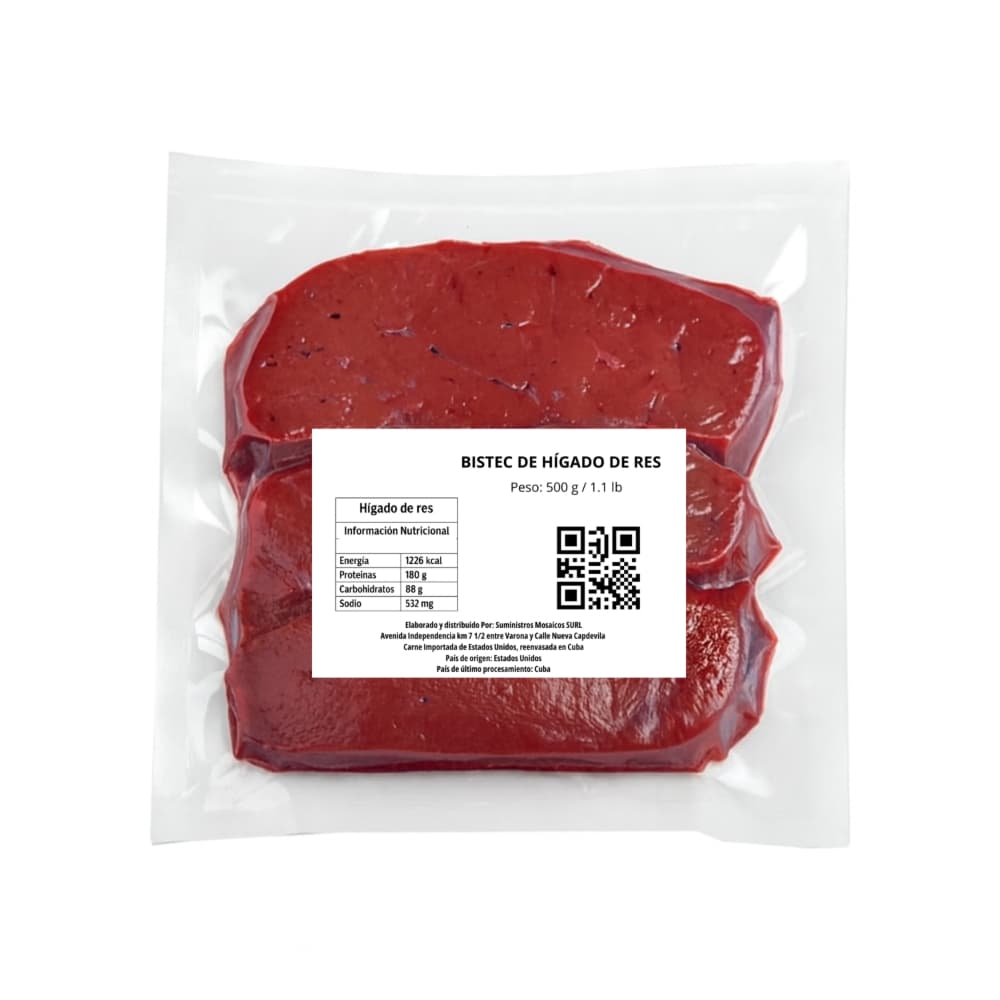 Bistec de hígado de res Yunque (500 g / 1.1 lb) - 3