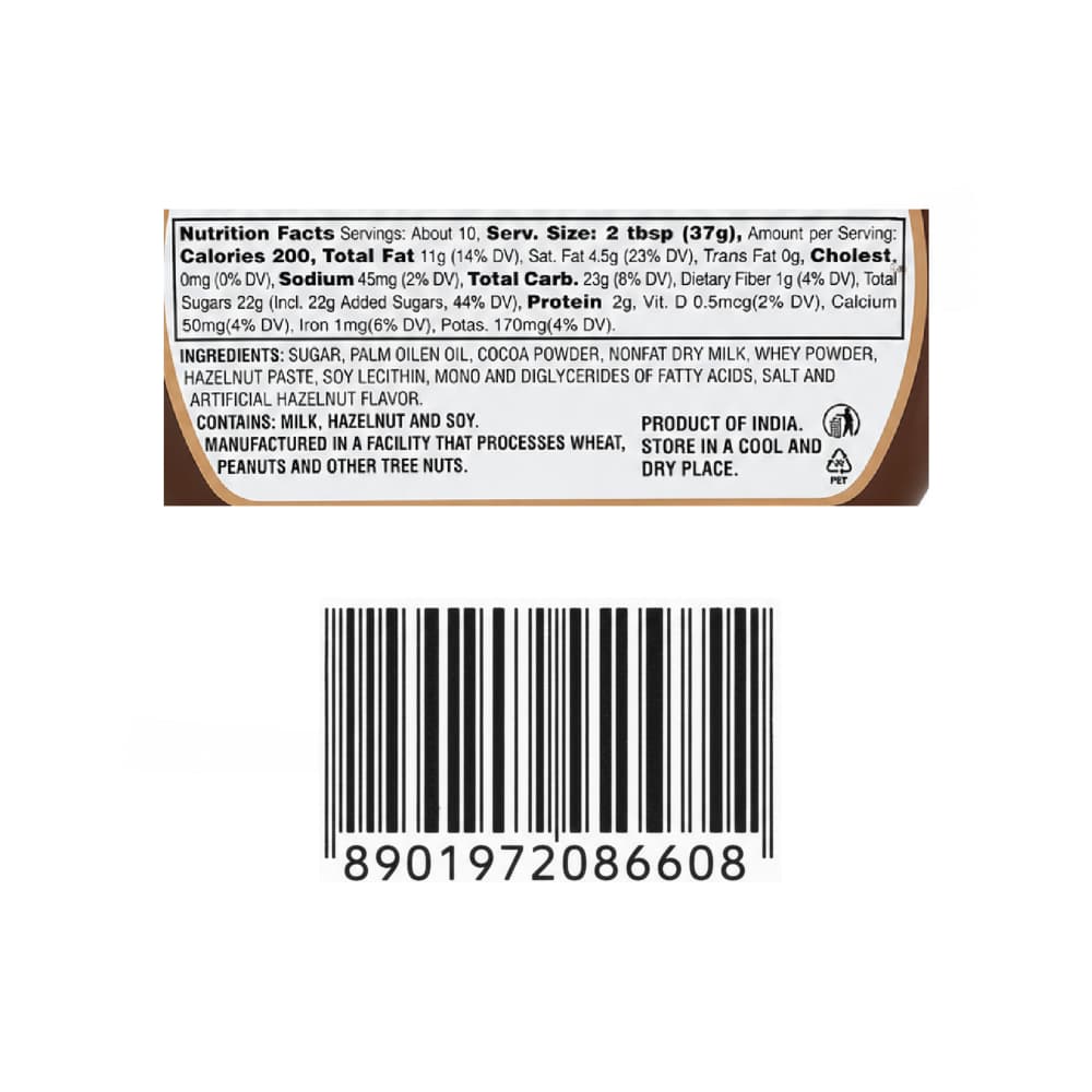 Crema de avellanas con cacao - tipo nutella - Nuty Cream Castellum (150 g / 5.3 oz) - 3