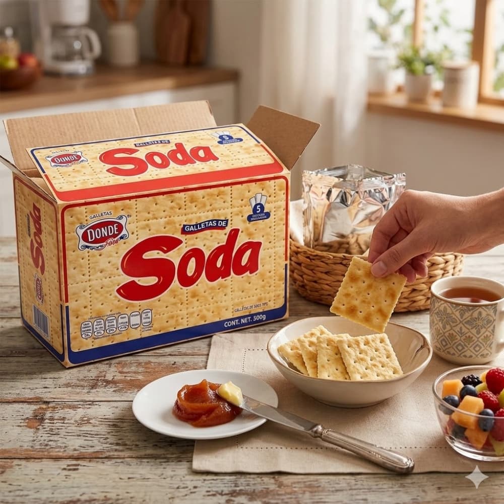 Galletas de soda Dondé (800 g / 1.76 lb) - 5