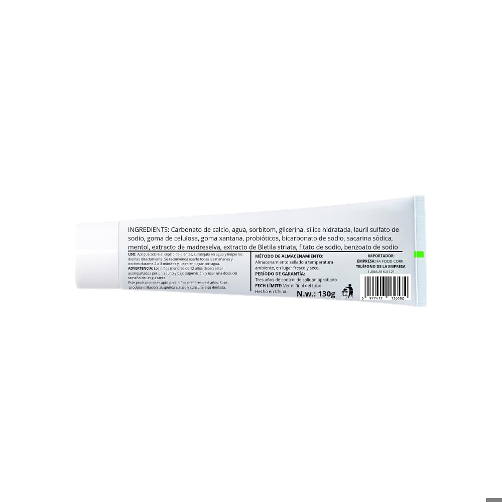 Pasta de dientes menta fresca IFA FOOD (130 g / 4.59 oz) - 2