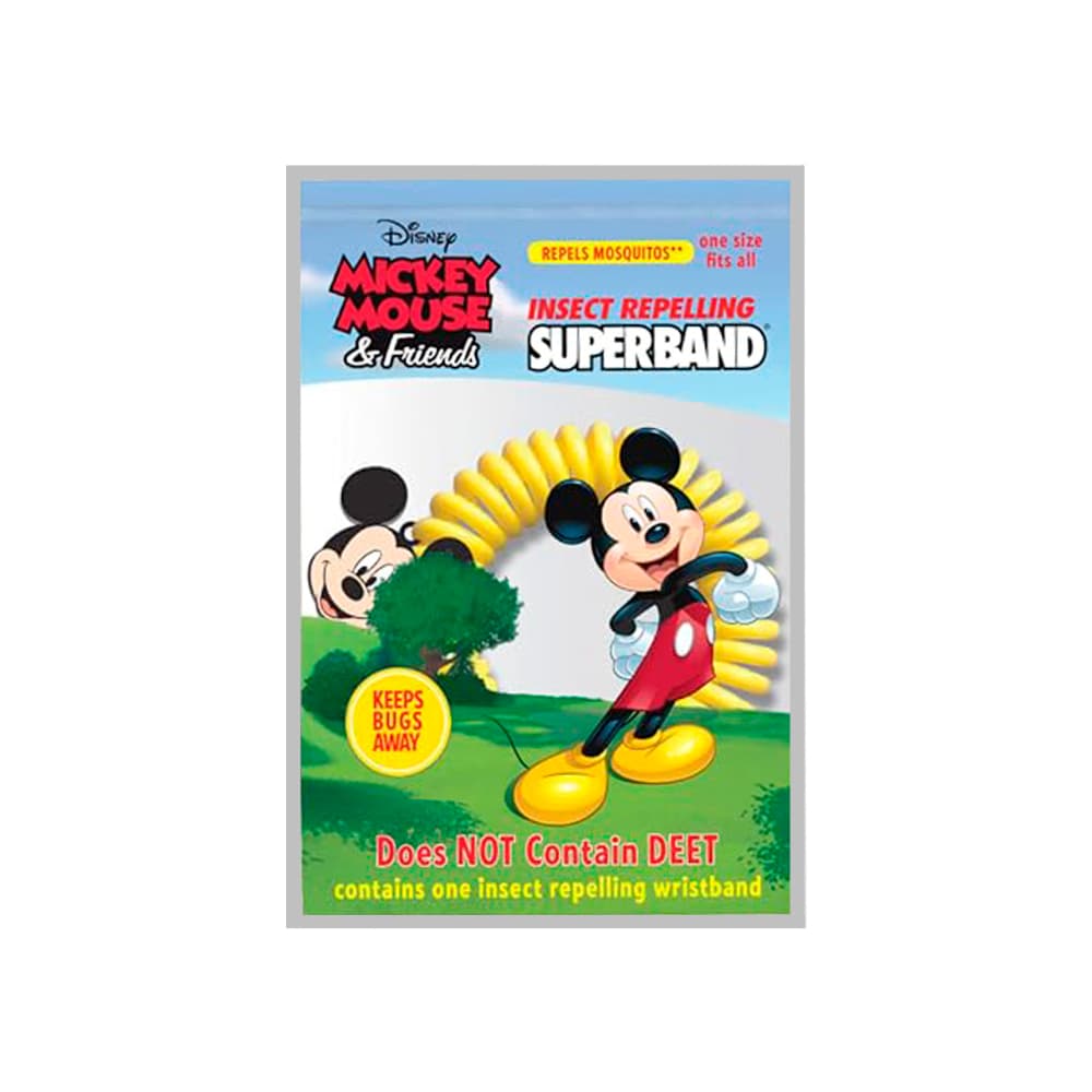 Pulsera repelente de mosquitos motivo Mickey Mouse & Friends Disney
