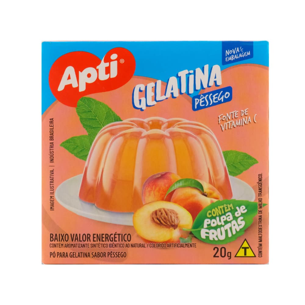 Gelatina sabor durazno Apti (20 g / 0.7 oz) - 2