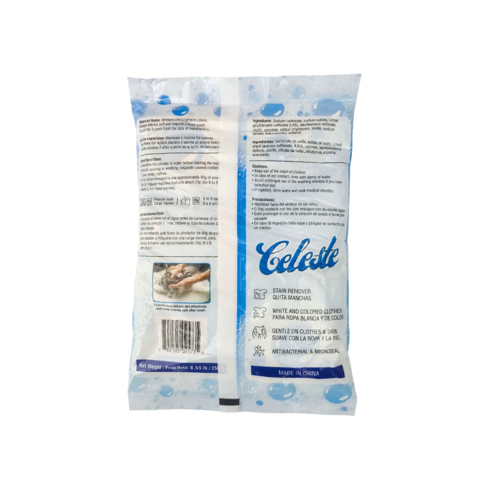 Detergente para lavar Celeste (250 g / 8.81 oz) - 2
