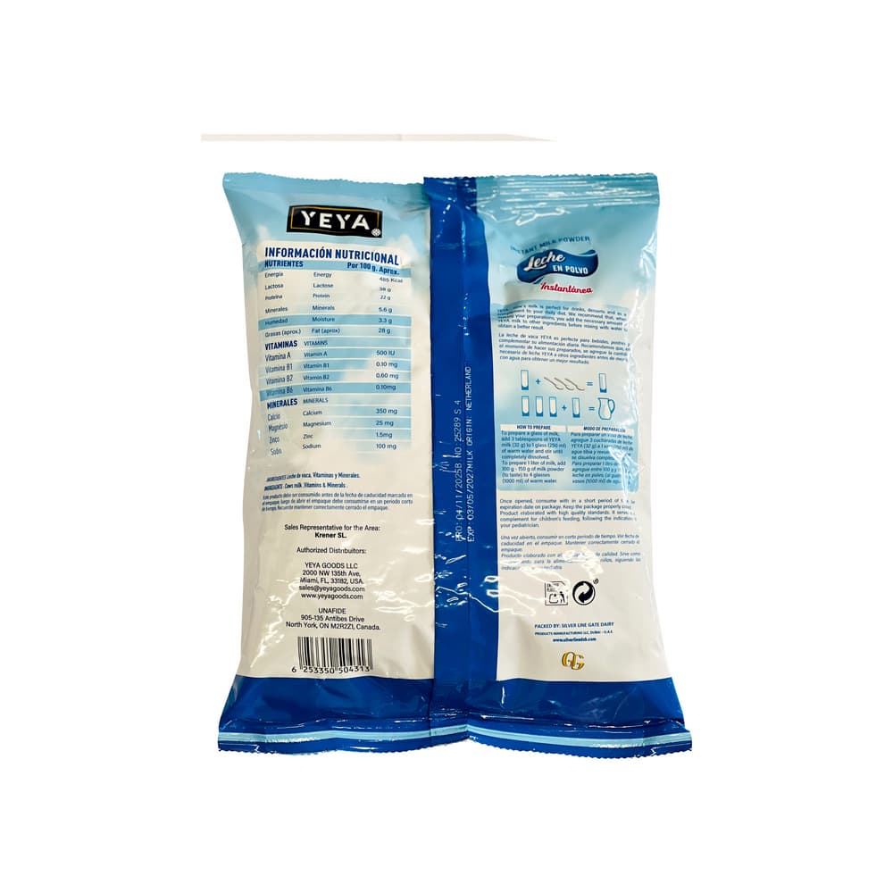 Leche en polvo entera YEYA (900 g / 1.98 lb) - 2
