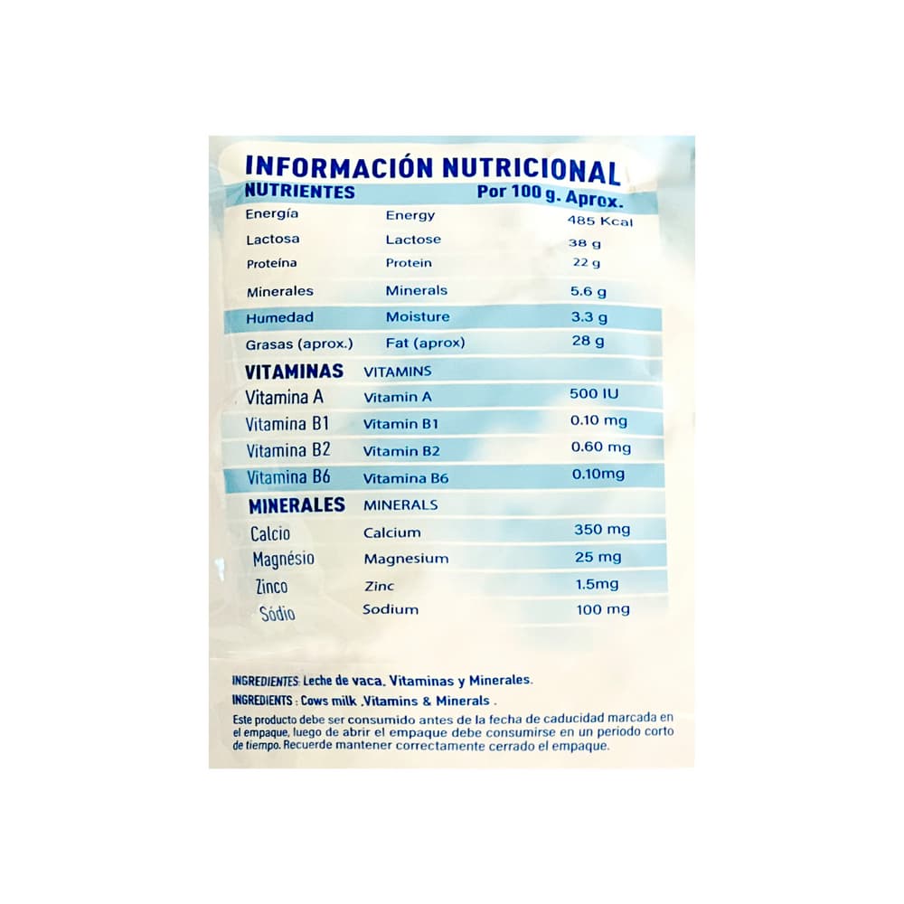 Leche en polvo entera YEYA (900 g / 1.98 lb) - 3