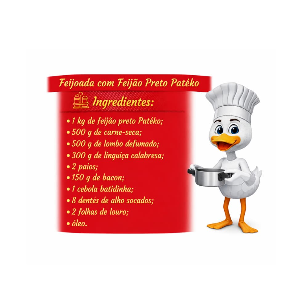 Frijoles negros Patéko (500 g / 1.1 lb) - 4