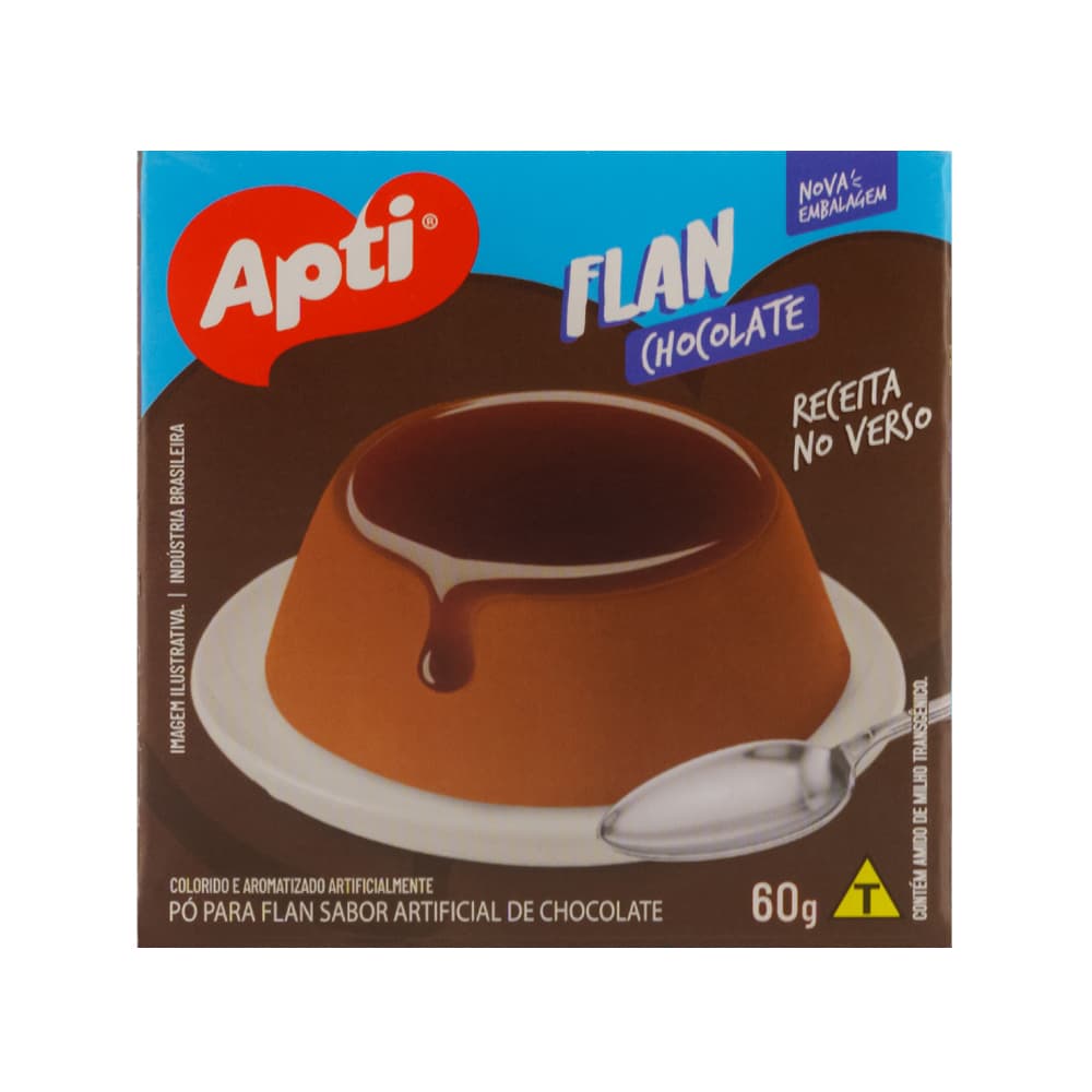 Flan sabor chocolate Apti (60 g / 2.1 oz)