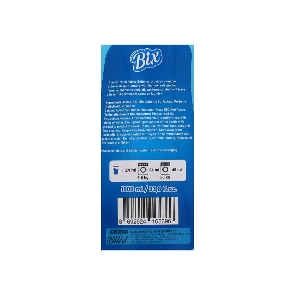Suavizante concentrado extra perfume para ropa Bix (1 L) - 4