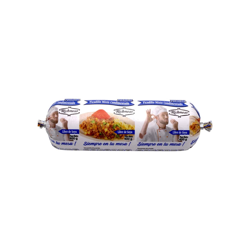 Picadillo mixto condimentado de pollo y cerdo El Cocinerito Richmeat (400 g / 14.10 oz)