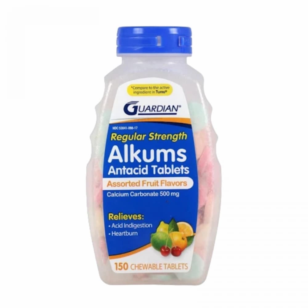 Carbonato de calcio 500 mg Guardian (150 tabletas) - 2