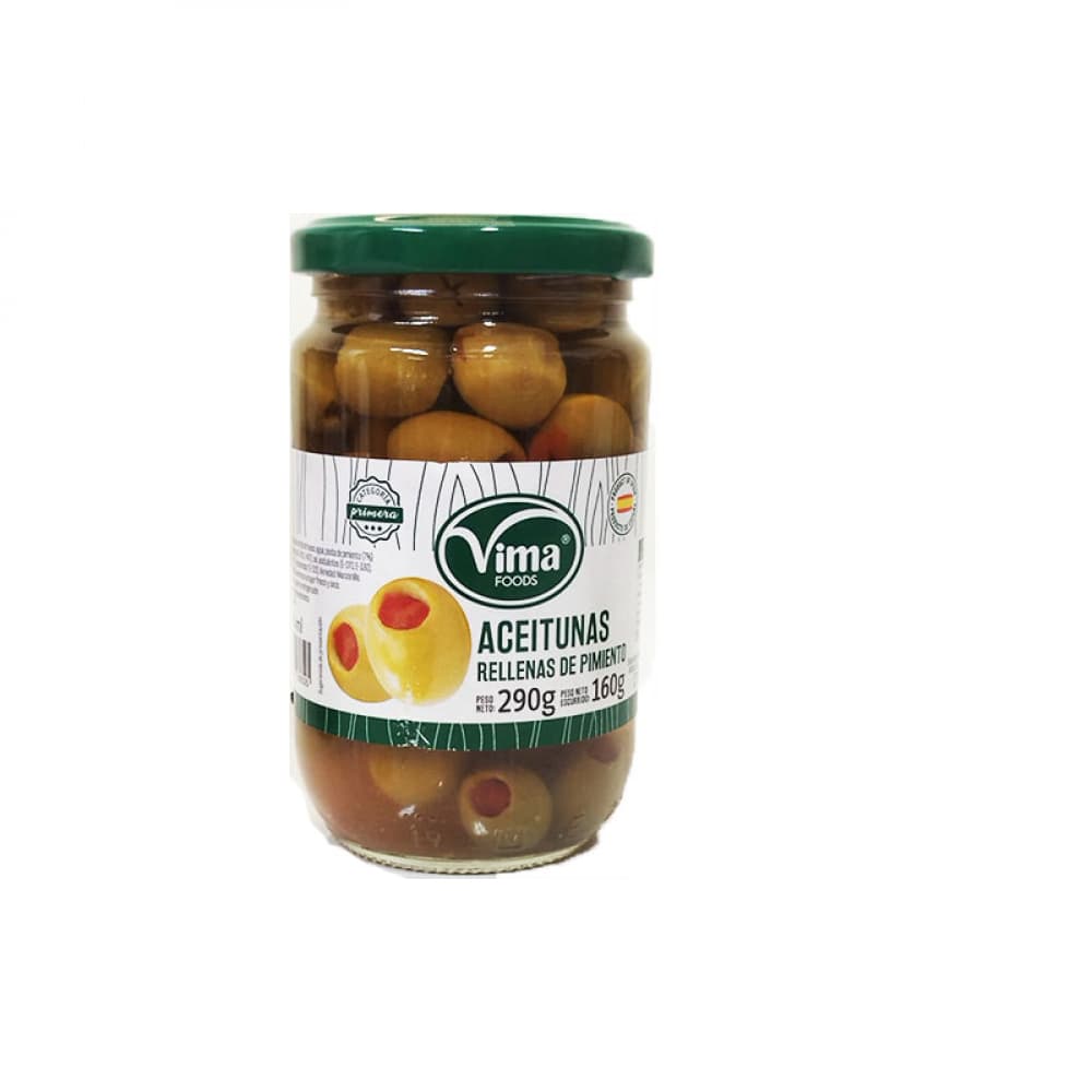 Aceitunas rellenas de pimiento Vima Foods (290 g / 10.23 oz)