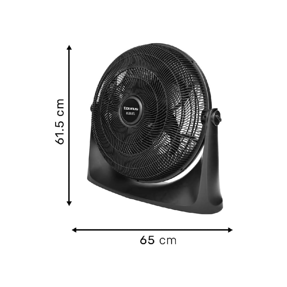 Ventilador circulador de piso de 20 pulgadas color negro Taurus Rush - 2