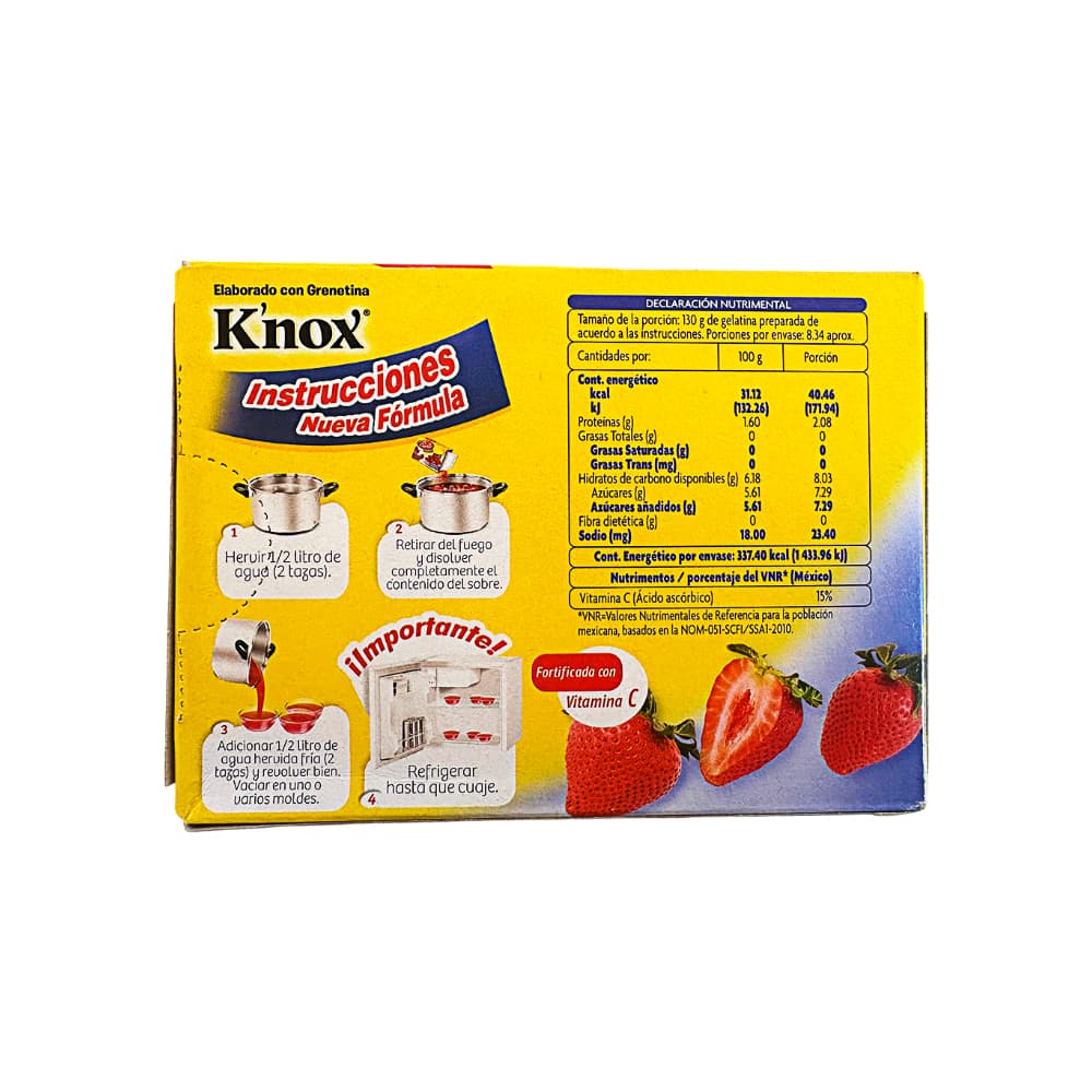 Polvo para preparar gelatina sabor fresa Pronto (84 g / 2.96 oz) - 2