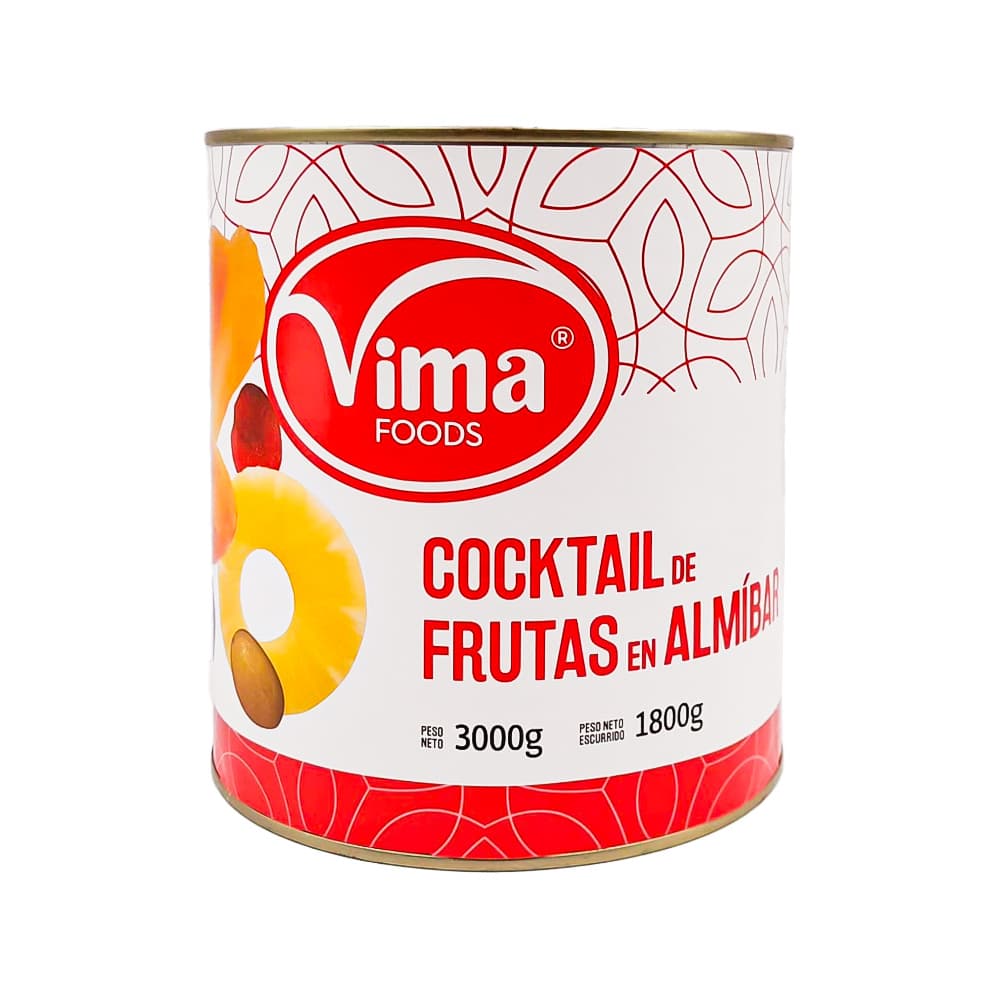 Cocktail de frutas en almíbar Vima Foods (3 kg / 6.6 lb)