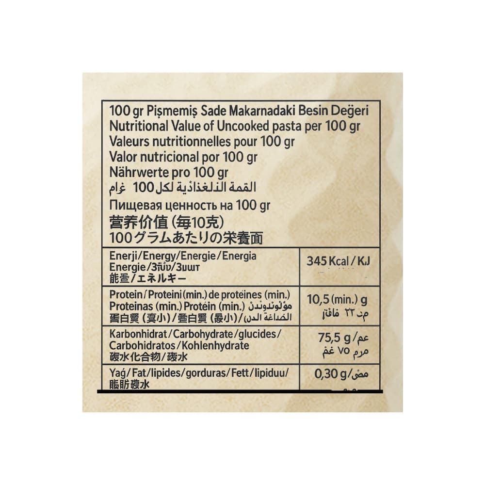 Pasta coditos Ada (500 g / 1.1 lb) - 4