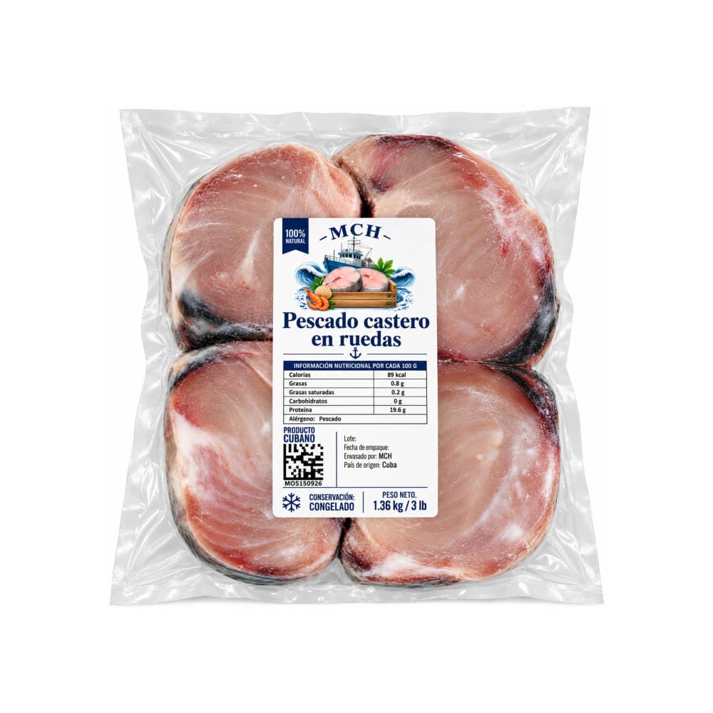 Pescado castero en ruedas MCH (1.36 kg / 3 lb)