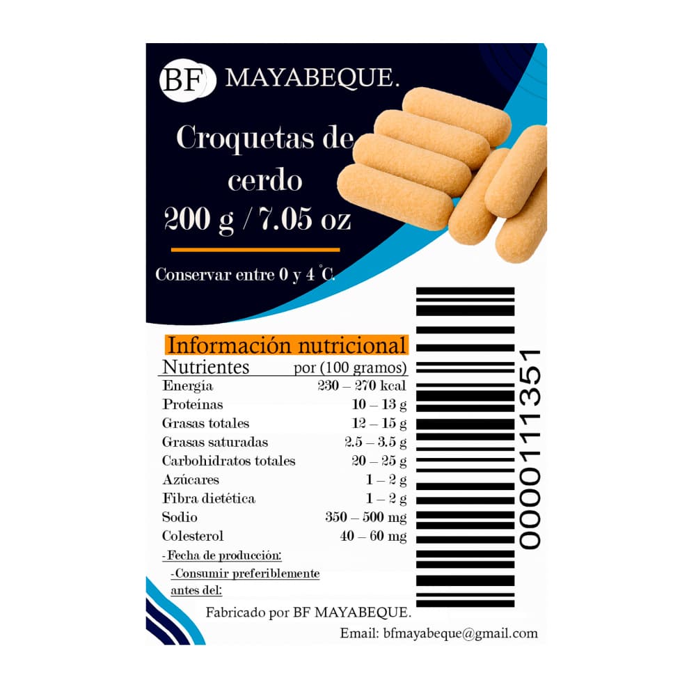 Croquetas de pollo BF Mayabeque (200 g / 7.05 oz) - 5