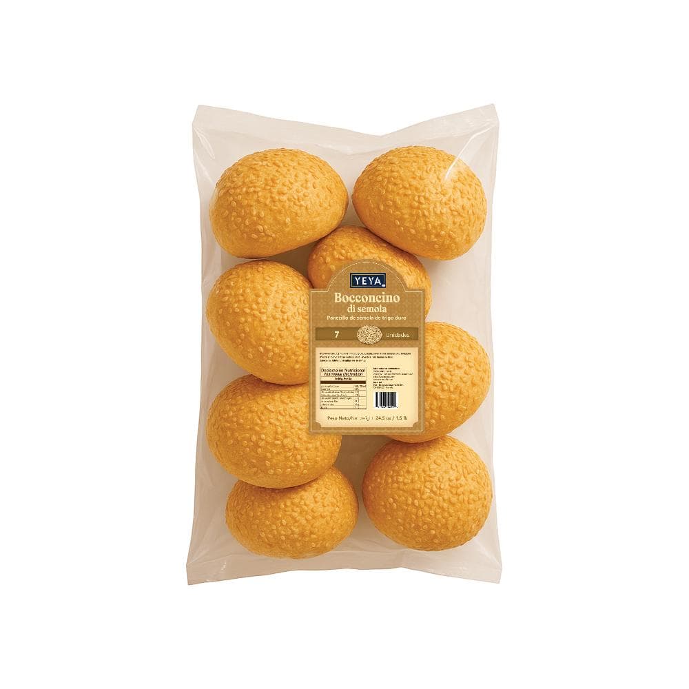 Panecillo de sémola de trigo duro congelado YEYA (681 g / 1.5 lb)
