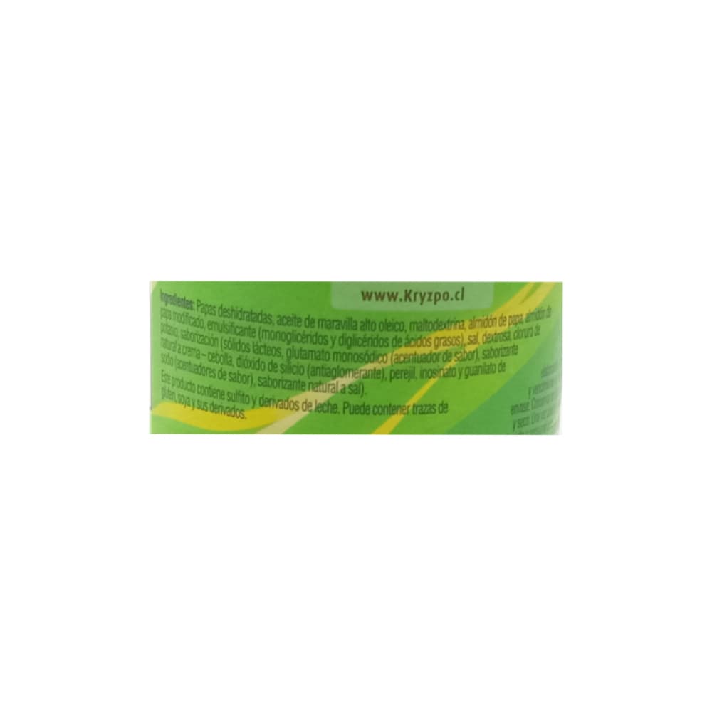 Papas fritas sabor crema cebolla Kryzpo (37 g / 1.3 oz) - 7