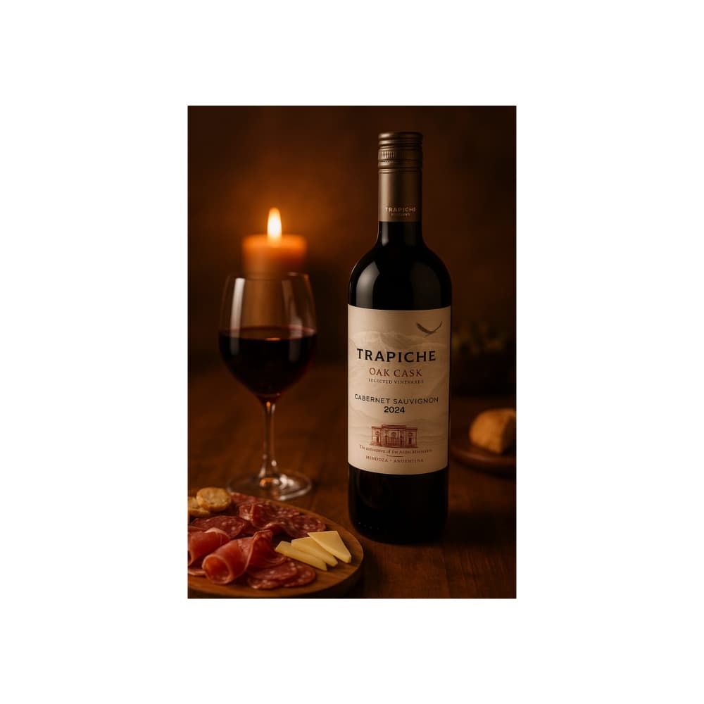 Vino tinto Oak Cask Cabernet Sauvignon Trapiche (750 ml) - 4