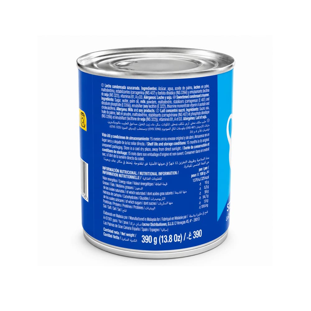 Leche condensada azucarada Naya (390 g / 13.8 oz) - 3