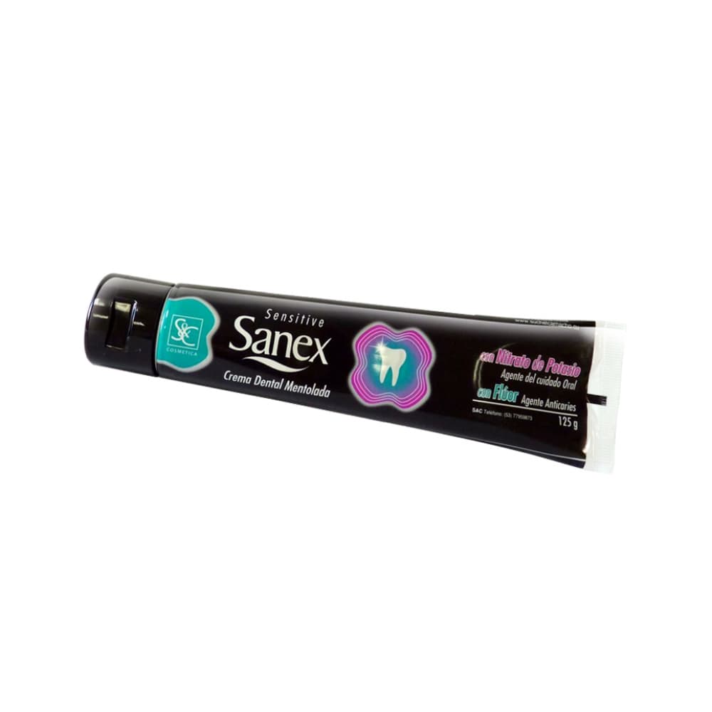Crema dental mentolada Sensitive Sanex S&C (125 g / 4.4 oz) - 5