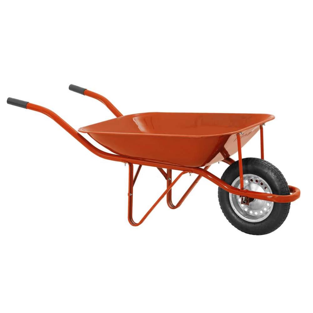 Carretilla roja de carga cubo recto Vonder